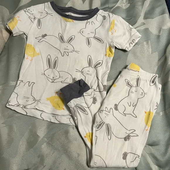 Carter’s bunny and chick Easter pajama set 3T gender neutral - Picture 8 of 8